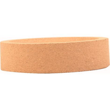 Support de bague en liège synthétique pour flacon à fond rond de laboratoire (120mm) (1/5)
