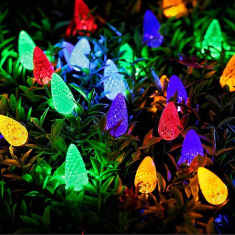 Guirlande lumineuse fraise, 50 LED, 5 m