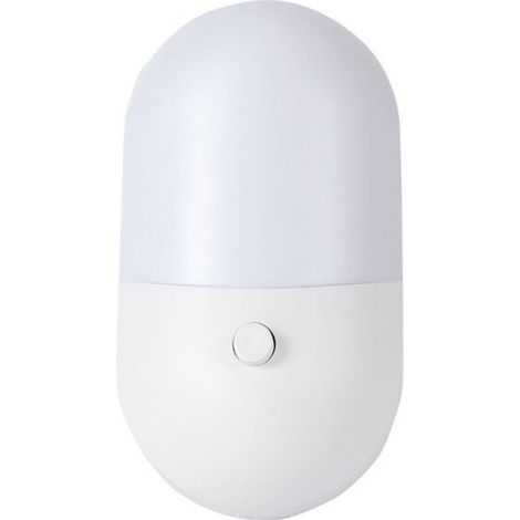 UlisemLot de 2 douilles de veilleuse LED pour chambre d'enfant ou bébé, blanc et blanc chaud