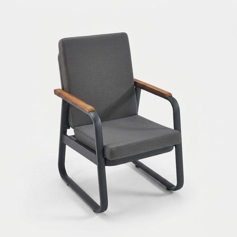 Garten-Aluminium-Sessel mit Armlehnen Bella