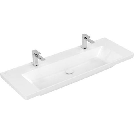 Villeroy & Boch Subway 3.0 Schrankwaschtisch, 2 Hahnlöcher, ohne (1/5)