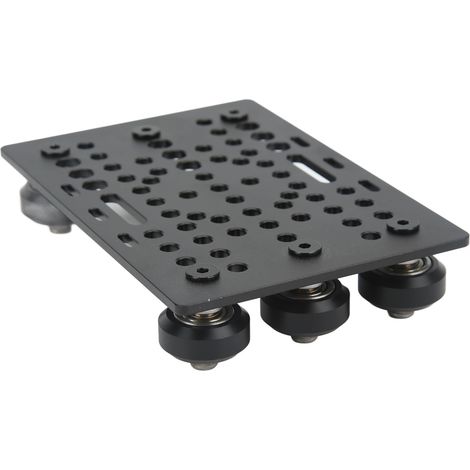 Plaque de Support en Aluminium Anodisé Noir pour Portique d'Imprimante 3D avec Poulie Réglable 0.8-3.1 Pouces (1/5)