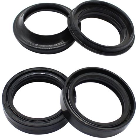 Cache-poussière pour joints d'huile d'amortisseur avant (37×50×11) sur motos Suzuki GSX750 et GSX1000 (1/3)