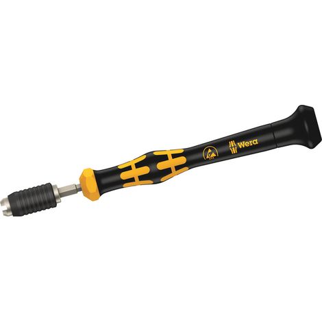 Wera 1460 Kraftform Micro ESD voreingestellte Drehmomentschraubendreher mit Schnellwechselfutter, 0,05 - 0,11 Nm - 05074810001