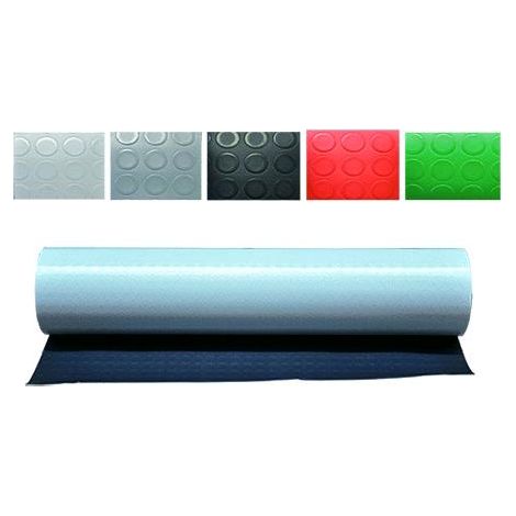 TAPPETO A BOLLE mt. 1  x 25 grigio sp. 1,3 mm
