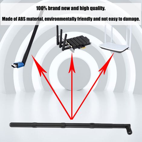 Antenne WiFi 2.4 GHz 18DBI Haute Performance pour Routeur et Carte Réseau (1/2)
