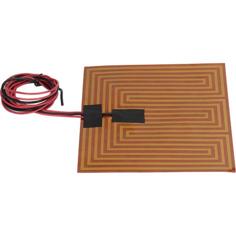 Film chauffant polyimide souple 200x200mm 150°C avec thermistance NTC 100K autocollant pour imprimante 3D 12V 120W (1/5)