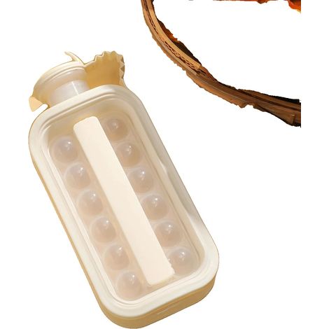 Stampo per cubetti di ghiaccio, borraccia pieghevole, materiale in silicone resistente (1/2)