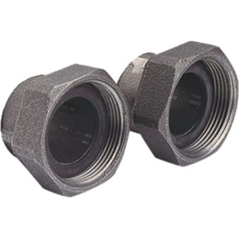 Raccord union acier F1''-F1''1/2 pour circulateur vendu par 2
