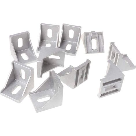 10 PIEZAS 4040 Angle de montage 40 x L Conector Support corde en (1/5)