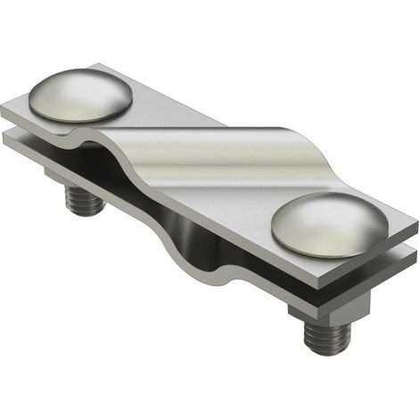 OBO Bettermann Conector diagonal redondo/redondo 101x30 Acero inoxidable, inoxidable A4 1.4571/1.4404, 5313013