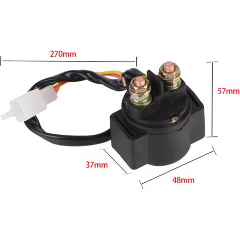 Starter relay compatible with YAMAHA GRIZZLY, POLARIS, HONDA TRX300 and Aprilia GY6 (1/4)
