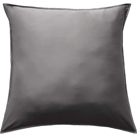 Taie d'oreiller en bambou 63x63 cm anthracite