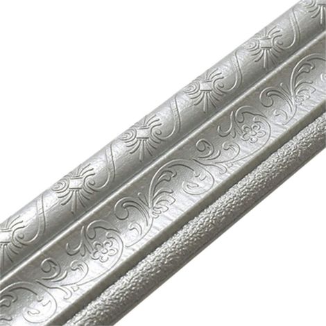 Moulure Décorative 3D Auto-Adhésive - Plinthe Murale Étanche - Cadre pour Fond Télévision - Pour Plafond et Murs Lisses - 1 Pièce (1/3)