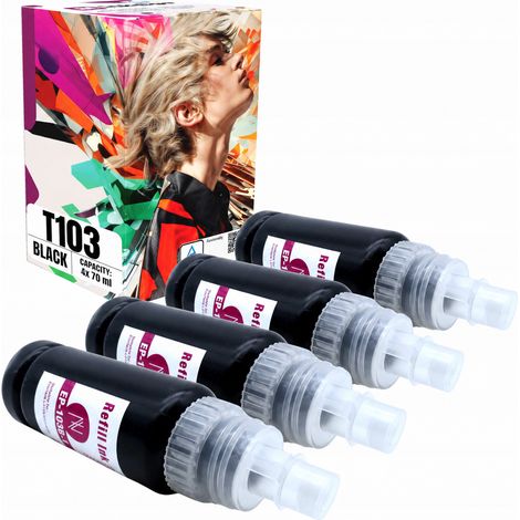 Inkdigo Tinte 103 XL kompatibel mit Epson EcoTank L1210, L5290, L5310, L1250, TÜV-zertifiziert (1/5)