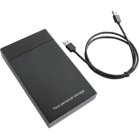 Boîtier USB 3.0 vers SATA pour disques durs SSD SATA 3,5" et 2,5" avec adaptateur secteur UASP 12 V. Supporte jusqu'à 10 To (6 Gbit/s). Prise européenne (disque dur non inclus). (1/5)