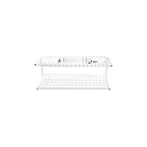 Scolapiatti 2 Piani Plast.cm.60x24x23