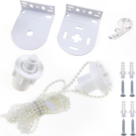 Coffret de réparation pour store enrouleur 32mm, embrayage de remplacement avec supports métalliques et chaîne à billes, kit complet de pièces détachées pour volet roulant. (1/5)