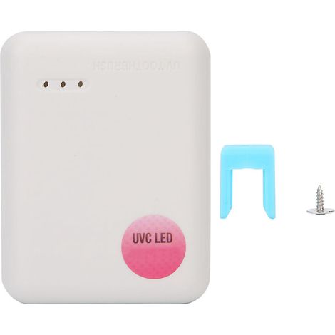 Support mural UV portable pour porte-brosse à dents, nettoyeur automatique stérilisateur (Blanc UE) (1/5)