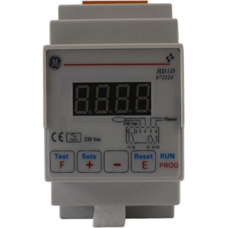 Differenziale elettronico RD1D 0,01A/5A 3 moduli 230VCA 0-3 Ge Power (1/2)