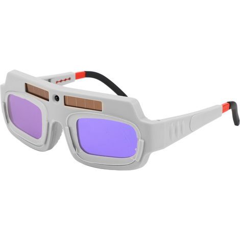 Selbstverdunkelnde Schweißerbrille, solarbetriebener Augenschutz mit Batterie, Schweißschirm, Lötschutzmaske, optische Sicherheit. (1/5)