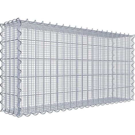 Gabiondeco - Gabion à mailles très fines pour gravillon 100 cm x 50 cm x 20 cm (L x H x P). maille 5 x 10 cm. spirale - Made in Germany (1/3)