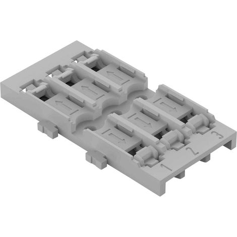 WAGO 221-2523, ADATTATORE DI FISSAGGIO, 5 PEZZI (1/2)
