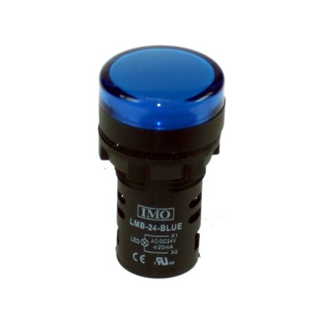 voyant à led bleu 24V (AC/DC) LMB-24-BLUE