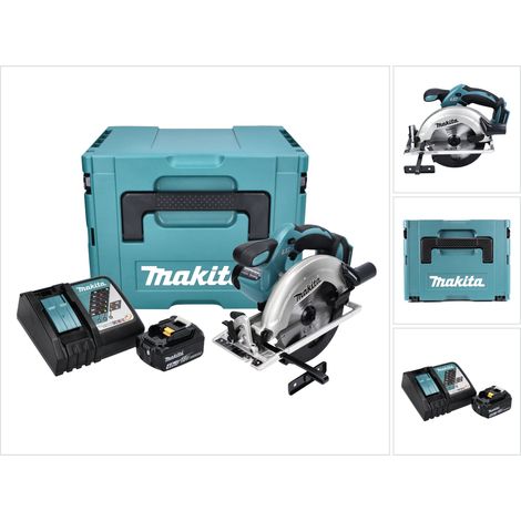 Makita DSS 611 RM1J Akku Handkreissäge 18 V 165 mm + 1x Akku 4,0 Ah + Ladegerät + Makpac