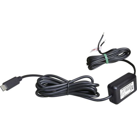 ProCar USB-C® Ladekabel IP44 3000 mA Belastbarkeit Strom max.=3 A  zum Direktanschluss an der Batter