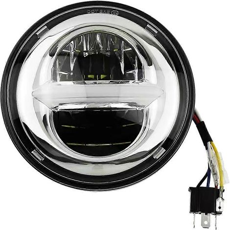 Retro-LED-Motorradscheinwerfer, 5,75 Zoll, Weiß (1/5)