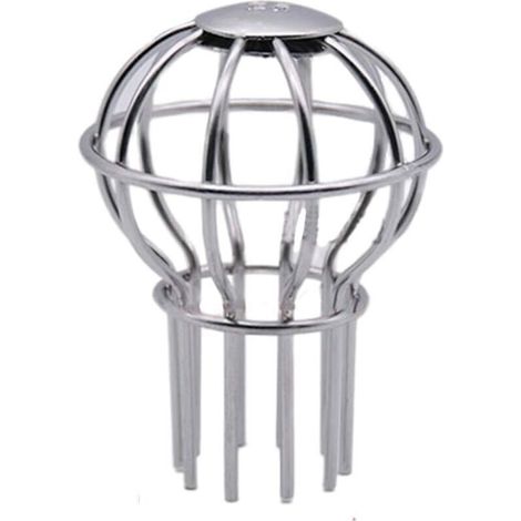 Crépine inox 304 pour gouttière, empêche l’obstruction par les feuilles, nettoyage facile 38 mm (1/5)