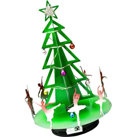 Décoration Musicale pour Arbre de Noël, Joue des Chants Traditionnels, Parfait pour Les décorations de Salon, Cadeaux de Saint-Valentin pour Un Festival Entre Amis (1/5)