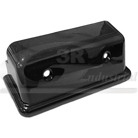 3RG 87250 PROTECTOR CERRADURA PUERTA NEGRO