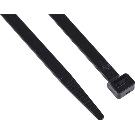 Serre-câble RS PRO Noir en Nylon 66, 340mm x 7,6 mm ( Prix pour Sachet de 100 ) (1/2)