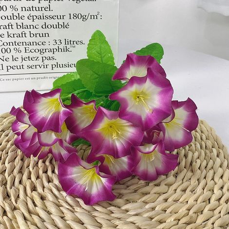 Glycine Artificielle - Guirlande Fleurie en Soie et Plastique - Décoration Intérieure Extérieure pour Mariage Maison Jardin - Longueur 35 cm - 14 Fleurs sur 7 Branches (1/5)