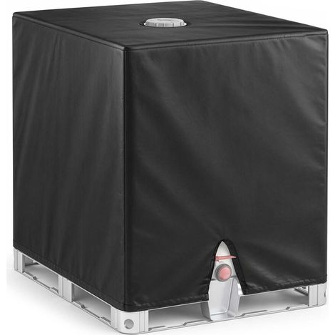 Wiltec IBC Container Abdeckplane – 1 x 1,2 x 1,16 m – aus Hart Propylen – Schutzhaube Haube Regenschutz für 1000 l Regenwassertank