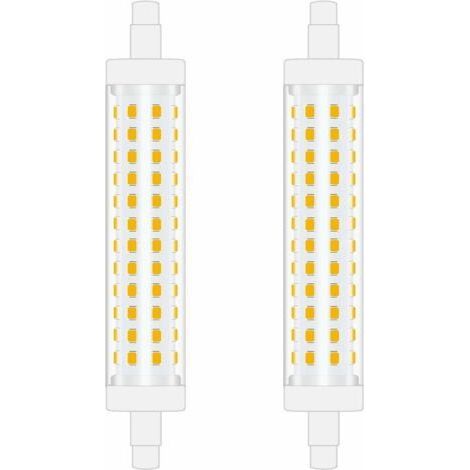 118mm R7S Ampoule LED 10W Blanc Froid 6000K linéaire projecteur à double extrémités remplacement de l’ampoule halogène (1/4)