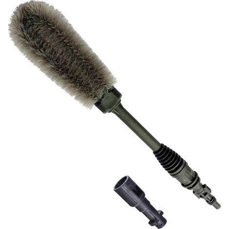 Brosse de nettoyage de roue de voiture - Adaptable pour Karcher K2 K3 K4 K5 K6 K7 - Accessoire de nettoyeur haute pression (1/5)