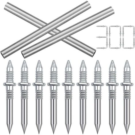 Lot de 300 Clous Tapissier Tête Double Invisibles sans Soudure pour Décoration Intérieure avec 3 Outils à Douilles Spéciaux (1/5)