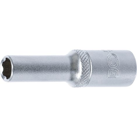 BGS Steckschlüssel-Einsatz Super Lock tief Antrieb Innenvierkant 10 mm (3/8") SW 8 mm - 2610 (1/3)