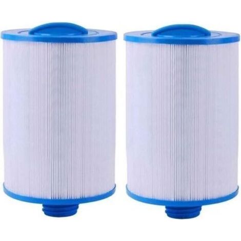 Lot de 2 Cartouche pour Filtre Jacuzzi, pour Spa, Unicel 6CH 940, Pleatco PWW50P3, Waterway Front Access Skimmer et Filbur FC 0359