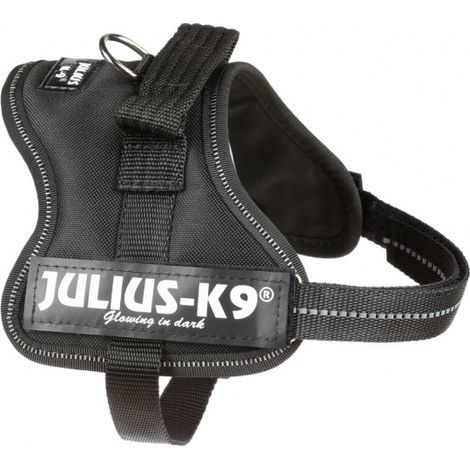 Julius-K9 Powergeschirr Baby schwarz 2/XS-S / 33 - 45 cm / 18 mm