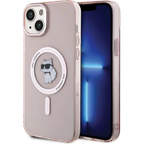 Karl Lagerfeld KLHMP15MHFCCNOP iPhone 15Plus / 14 Plus 6,7 rosa Hardcase IML Choupette MagSafe (1/5)