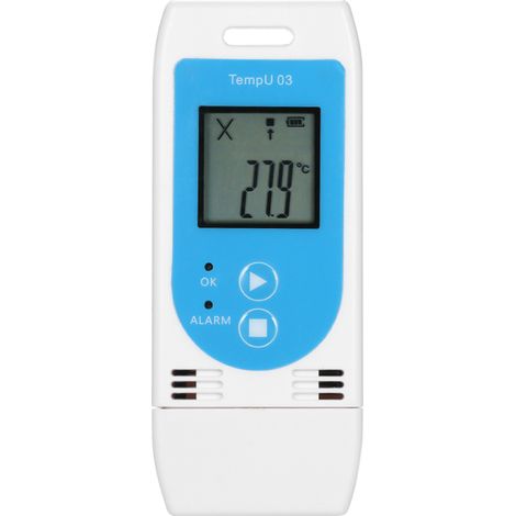 Enregistreur de données de température et d'humidité USB réutilisable, avec une capacité d'enregistrement de 12 000 mesures. (1/5)