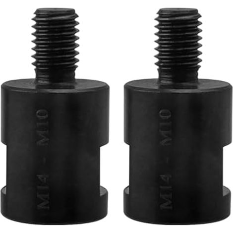 2 pièces adaptateur fileté M14 femelle vers M10 mâle pour meuleuse, convertisseur polisseur rotatif