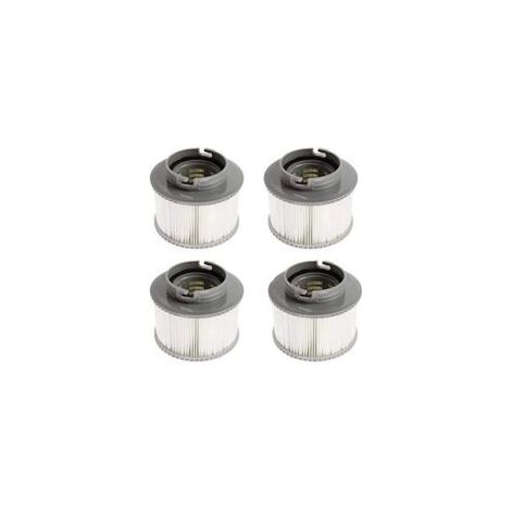 Packung mit 4/8 Ersatzfilterkartuschen für Bubble Spa (Verbesserte Version 2020, passend für alle Modelle (4 Stück))