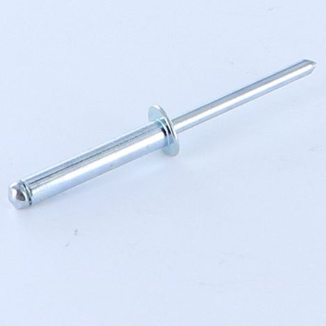 Rivet aveugle tout acier ZING 4.8X10 Epaisseur de serrage 3 à 5 Tête plate