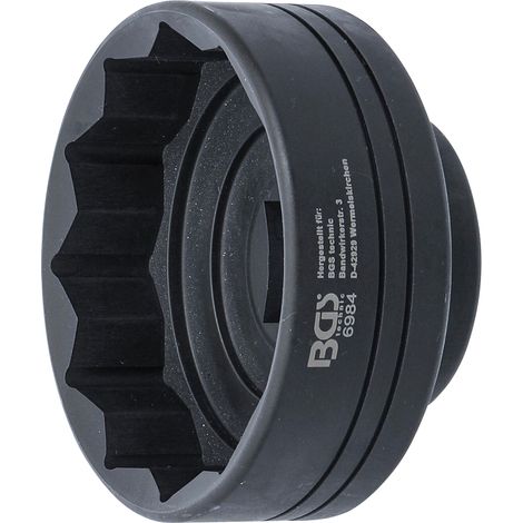BGS Clé pour moyeux douze pans pour camions IVECO & remorques SAF / BPW 85 mm (1/2)