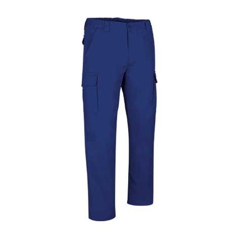 Pantalón multibolsillos de corte clásico Force XL Azulina